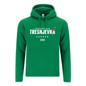 Hoodie Trešnjevka Zelena Unisex